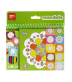 JUEGO EDUC.APLI BLOC COLOREAR MANDALAS