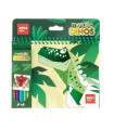 JUEGO EDUC.APLI BLOC COLOREAR MET. DINOS