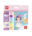 JUEGO EDUC.APLI BLOC COLOREAR WATERCOLOR