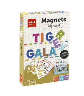 JUEGO EDUC.APLI MAGNETICO ABECE. 44pz