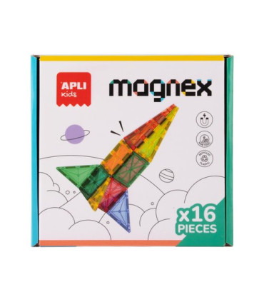 JUEGO EDUC.APLI PIEZAS MAGNETICAS 16pz