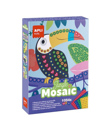 JUEGO EDUC.APLI MOSAICO IMPRESO JUNGLA