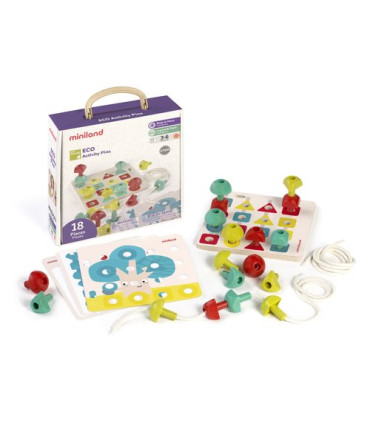 JUEGO ED.MINILAND ECO ACTIVITY PINS(3-6)