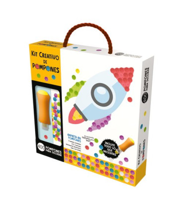 JGO.IMAGILAND KIT CREATIVO - POMPONES