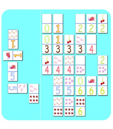 JUEGO KLUGER DOMINO NUMEROS