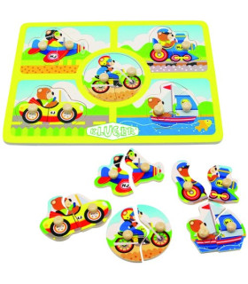 JUEGO KLUGER ENSARTE 10 PIEZAS VEHICULOS