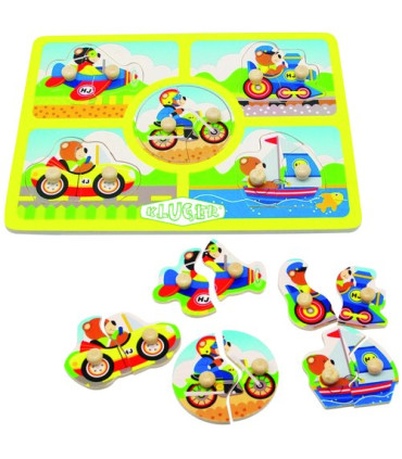 JUEGO KLUGER ENSARTE 10 PIEZAS VEHICULOS