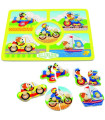 JUEGO KLUGER ENSARTE 10 PIEZAS VEHICULOS