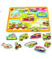 JUEGO KLUGER ENSARTE 9 PIEZAS VEHICULOS
