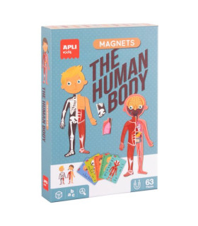 JUEGO MAGNETICO APLI CUERPO HUMANO 63 PZ