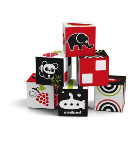JUEGO MINILAND FIRST SENSES SET 6 CUBOS