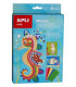 KIT APLI KIDS MOSAICO GOMA EVA MARINO