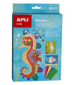 KIT APLI KIDS MOSAICO GOMA EVA MARINO