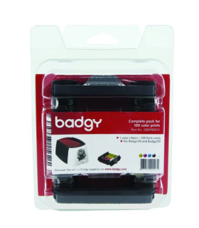 KIT CINTA BADGY 100 IMPR. + 100 TARJETAS