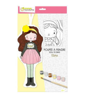 KIT MANU. MUÑECA PARA PINTAR CLARA