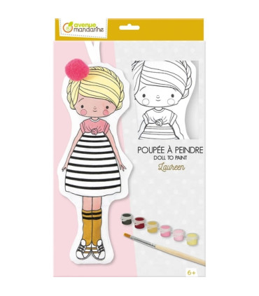 KIT MANU. MUÑECA PARA PINTAR LAUREEN