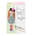 KIT MANU. MUÑECA PARA PINTAR LISA
