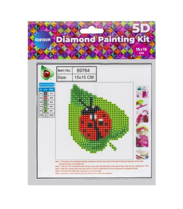KIT MOSAICO DIAMANTE 5D 15x15 MARIQUITA