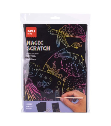 KIT MANUALIDADES APLI LAMINA RASCA+HERR
