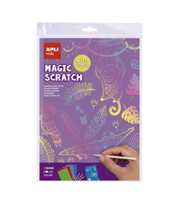 LAMINA APLI RASCA SCRATCH BOLSA DE 8
