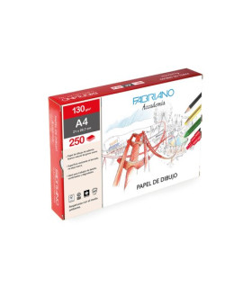LAMINA DIBUJO FABRIANO A4 G.NAT. C/250