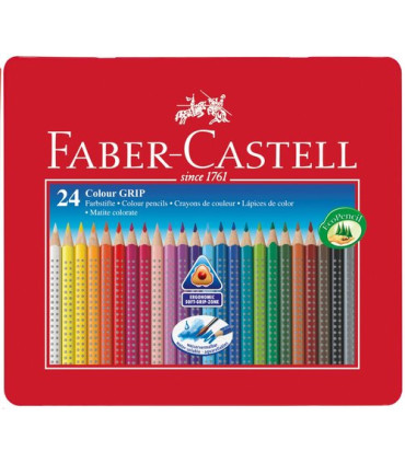LAPICES ACLB.FABER COLOUR GRIP est.MT.24