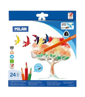 LAPICES ACLB.MILAN TRIANG.ESTUCHE24