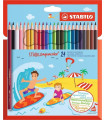 LAPICES ACLB.STABILO AQUACOLOR e.CART.24