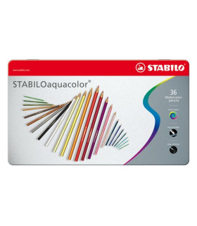 LAPICES ACLB.STABILO AQUACOLOR e.MET.36