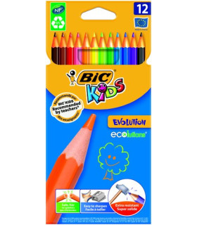 LAPICES COLOR BIC EVOLUTION est.12