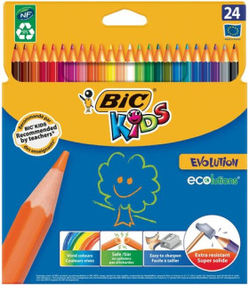 LAPICES COLOR BIC EVOLUTION est.24