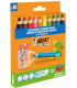 LAPICES COLOR BIC KIDS MULTISUPERF. E/10