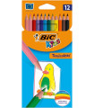 LAPICES COLOR BIC TROPICOLORS 2 est.12