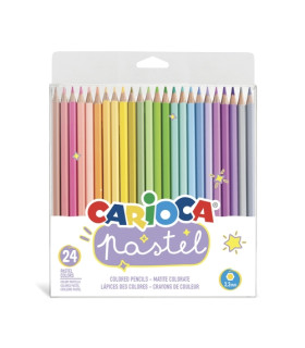 LAPICES COLOR CARIOCA PASTEL EST. 24