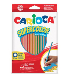 LAPICES COLOR CARIOCA SUPERCOLOR C/36