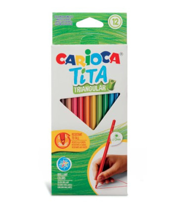 LAPICES COLOR CARIOCA TITA TRI. est.12