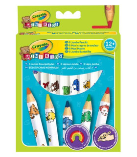 LAPICES COLOR CRAYOLA JUMBO DECOR.est.8