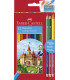 LAPICES COLOR FABER  est.12+ 3 BICOLOR