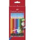 LAPICES COLOR FABER BORRABLE est.12 c/GM