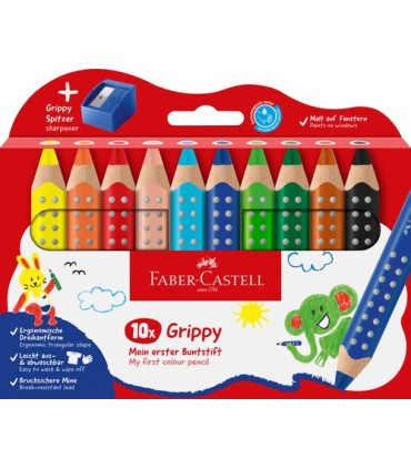 LAPICES COLOR GRIPPY XXL 3 en 1 EST.10 +
