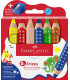 LAPICES COLOR GRIPPY XXL 3 en 1 EST.6 +