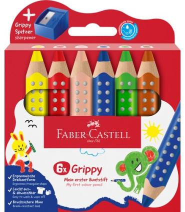 LAPICES COLOR GRIPPY XXL 3 en 1 EST.6 +