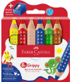 LAPICES COLOR GRIPPY XXL 3 en 1 EST.6 +