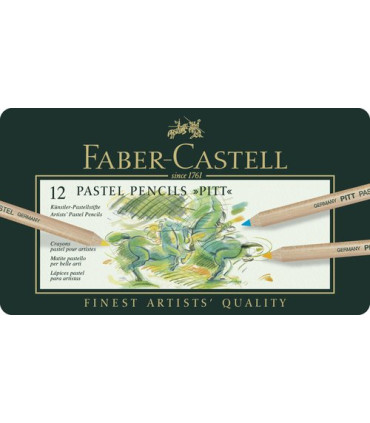 LAPICES COLOR FABER PITT-PASTEL est.12