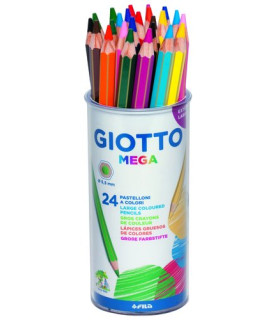 LAPICES COLOR GIOTTO MEGA BOTE DE 24