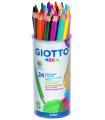 LAPICES COLOR GIOTTO MEGA BOTE DE 24