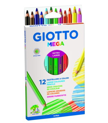 LAPICES COLOR GIOTTO MEGA est.12