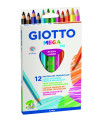 LAPICES COLOR GIOTTO MEGA TRI CAJA DE 12