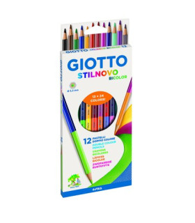 LAPICES COLOR GIOTTO STILNOVO BICOLOR 12