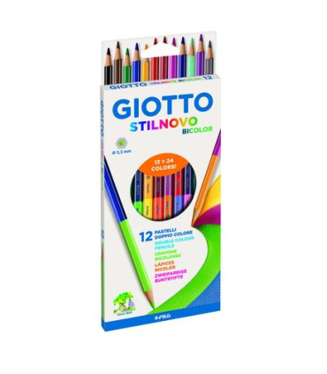 LAPICES COLOR GIOTTO STILNOVO BICOLOR 12